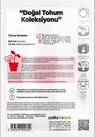 80 Adet Yerli Ata Cherry Domates Tohumu