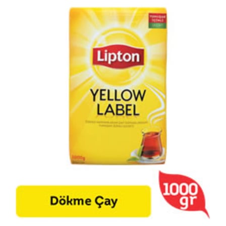 3 Adet Lipton  Dökme Çay Yellow Label 1000 G