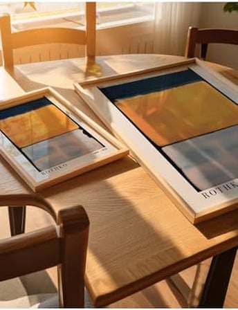 Fark Tanıtım Rothko Çerçevesiz Poster, Modern Dekoratif Çerçevesiz Poster, Tablo, Rothko-4, 21 x 30