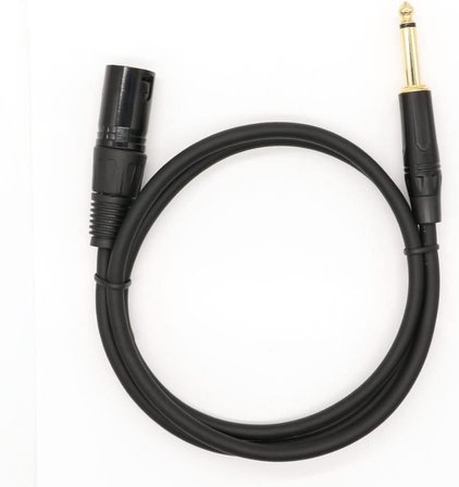 Enstrüman Gitar Kablosu XLR Erkek 6.35mm Erkek Kablo 2 metre