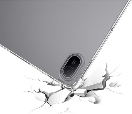 Huawei MatePad Se 11 inç ile Uyumlu Kılıf, Şeffaf, Köşe Korumalı, Crystal Clear Silikon Kapak, AGS6-W00 AGS6-W09