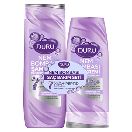 5 Adet Duru Yoğun Onarım Şampuan 600 Ml+Saç Kremi 385 Ml