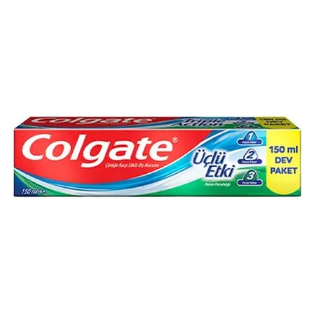 4 Adet Colgate Üçlü Etki Çürüklere Karşı Koruma Diş Macunu