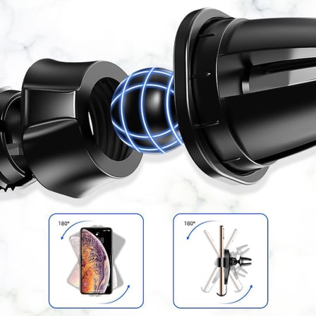 JR-ZS198 Hafif Gölge Serisi Gravity Bracket Havacılık Araç Ven Telefon Tutucu (JR-ZS198 Torpido)