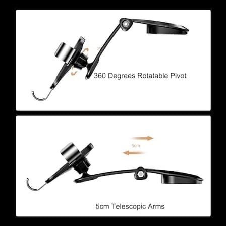 JR-ZS198 Hafif Gölge Serisi Gravity Bracket Havacılık Araç Ven Telefon Tutucu (JR-ZS198 Torpido)