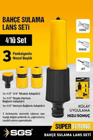 Sgs Bahçe Sulama Otomatik Ayarlı Lans Seti