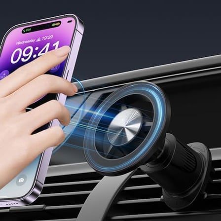 Otomobil Cep Telefonu Tutucu, Titreşim Önleyici Araç Tutucu, iPhone 14/13/12 Serisi ve Tüm Akıllı Telefonlar için, Araç Tutucu, 360° Dönebilir, Mıknatıslı Cep Telefonu Tutucu, Araç zhoppy