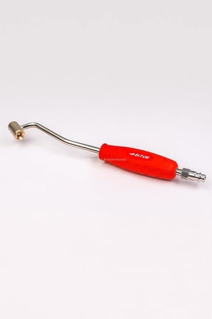 Eğri Hava Jakı, Kaplin Girişli, Endüstriyel, Kompresör Uyumlu, Metal Gövdeli, Dayanıklı Yapı, Profesyonel, Hava Bağlantı Aparatı, 30 cm, EHJ003