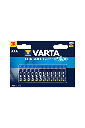 9383 Longlife Power Aaa Ince Kalem Pil 12'li Paket