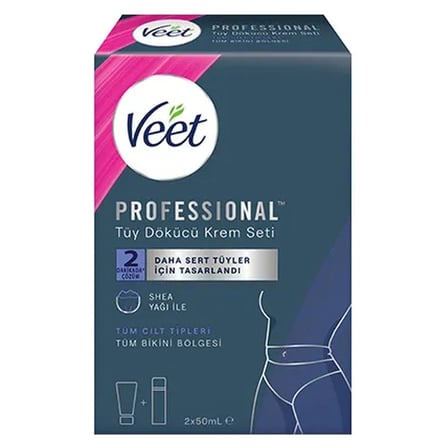 4 Adet Veet Professional Bikini Tüy Dökücü Krem Seti