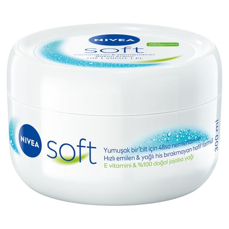 4 Adet NIVEA Soft Nemlendirici El ve Vücut Bakım Kremi 100 Ml