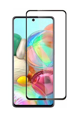 Samsung Galaxy A51 Ekranı Tam Kaplayan 5d Tamperli Cam Ekran Koruyucu