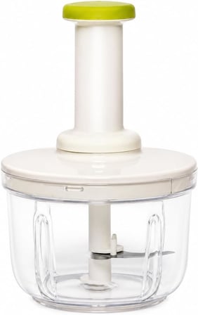 Basmalı Rondo Doğrayıcı, 1500 ml Kapasiteli, Şeffaf Hazne, Paslanmaz Çelik Bıçak, BPA İçermez,