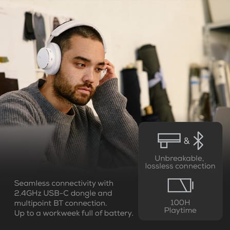 N9 Hybrid ANC Wireless Kulaklık, OE, Beyaz