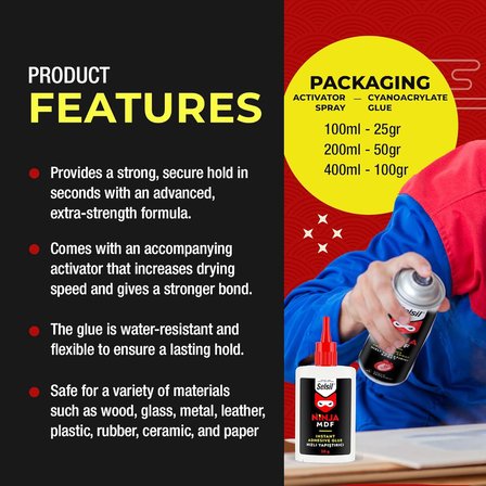 Mdf Hızlı Yapıştırıcı 200 Ml Mdf Aktivatörlü Hızlı Yapıştırıcı, 200 Ml