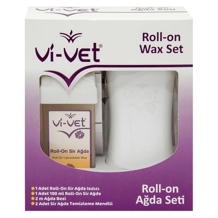 4 Adet Vi-Vet Roll-On Isıtıcılı Tekli Set