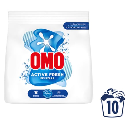 4 Adet Omo Matik Active Fresh Toz Deterjan 1.5 Kg