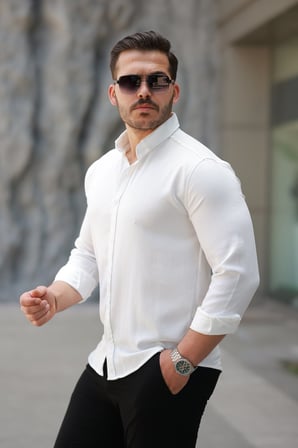 Modi Erkek Uzun Kollu Gömlek