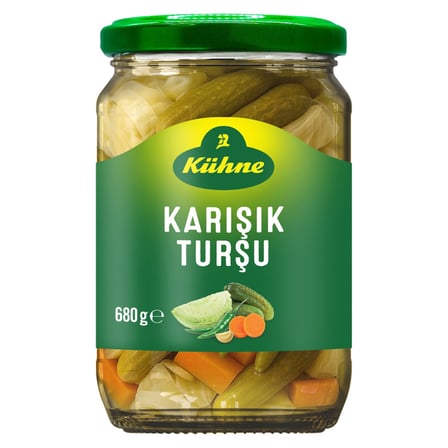 5 Adet Kühne Türk Tipi Karışık Turşu 680 G