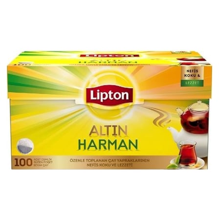 2 Adet Lipton Altın Harman Demlik Poşet 100'lü