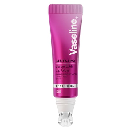 3 Adet Vaseline Gluta Hya Lip Gloss Royal Plum 10 Ml