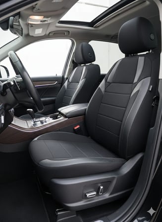 Monza Siyah Serisi Peugeot 3008 İle Uyumlu Koltuk Kılıfı TAM SET