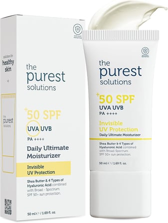 The Purest Solutions, Yüksek Koruma Ve Nemlendirici Etkili Güneş Koruyucu Krem Spf 50, 50 Ml
