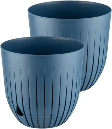 Çizgi Saksı (2, Antrasit, 10 Litre)