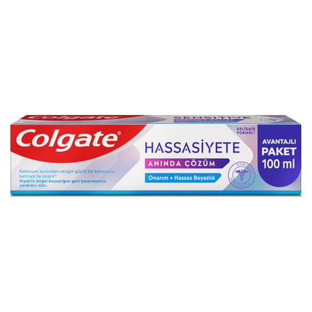 3 Adet Colgate Hassasiyete Çözüm Onarımı Hassas Beyaz 100 Ml
