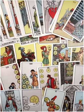 English Tarot 78 Cards (İngilizce Tarot Kartı) - TAROT ORİGİNAL 1909