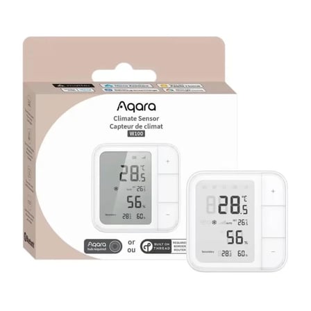 Aqara Akıllı Klima Sensörü W100 TH-S04D (Apple Home Destekli)