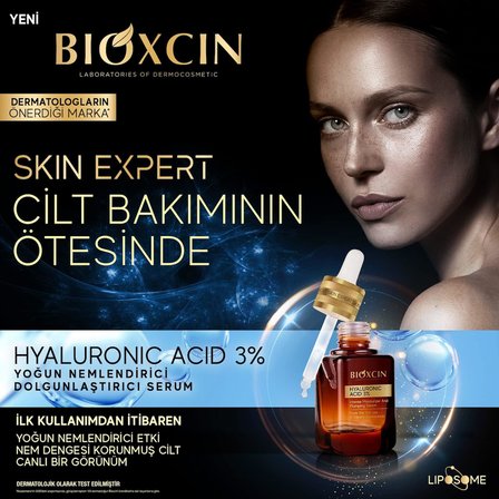 Hyaluronic Acid Serum 3% – Yoğun Nemlendirici ve Dolgunlaştırıcı Yüz Serumu – Pantenol (B5), Lipozom Teknolojili – 30 ml