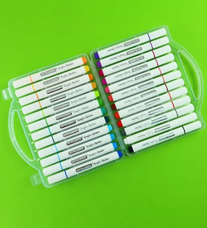 24 Renk Akrilik Marker Kalem Seti