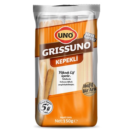 5 Adet Uno Grissuno Kepekli 150 G