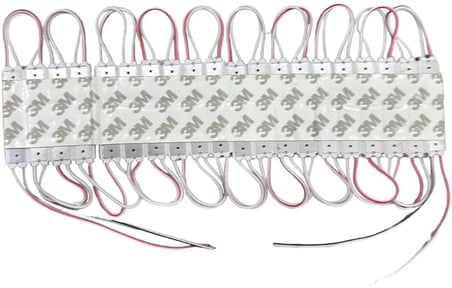 20 Adet 1.5w 12v Mercekli Modül Led (Beyaz)