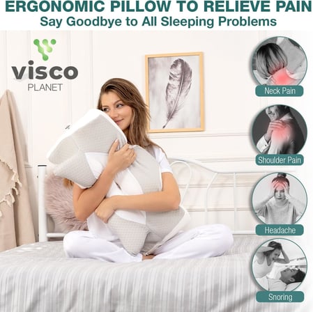 ortopedik yastık visco yastık boyun düzleşmesi yastığı güzellik yastığı