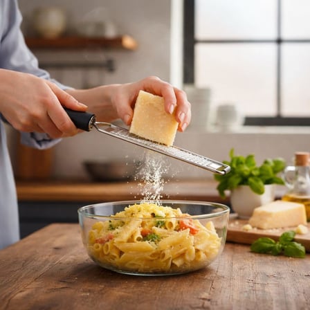 ® Paslanmaz Çelik Parmesan Limon Rende - Ergonomik Saplı, Bulaşık Makinesinde Yıkanabilir, Zester Rende - Limon, Peynir, Hindistan Cevizi, Zencefil İçin