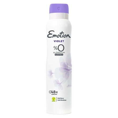 5 Adet Emotion Deodorant Sprey Violet 150 Ml