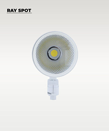 40W Döküm Kasa Beyaz Ray Spot 3200K (Sarı Işık) - Titreşim Yapmaz