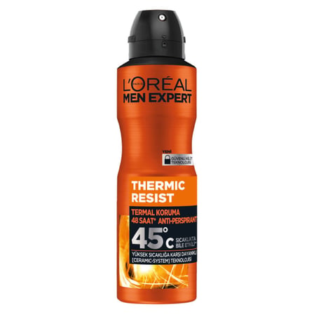 4 Adet L'Oreal Paris Men Expert Thermic Resist Deodorant 150 Ml