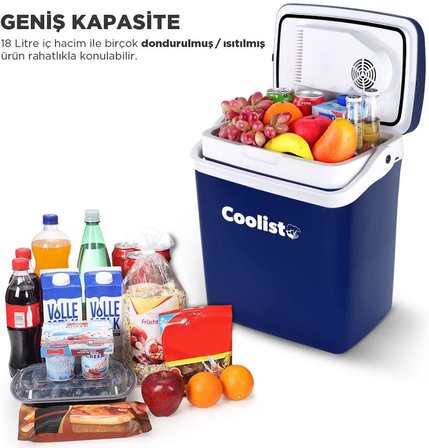 CLT18 12-220 V 18 lt Termoelektrikli Araç Buzdolabı