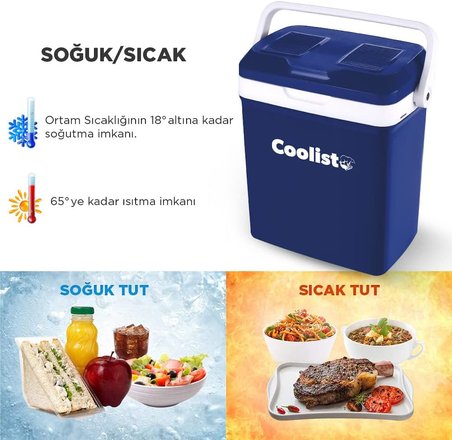 CLT18 12-220 V 18 lt Termoelektrikli Araç Buzdolabı