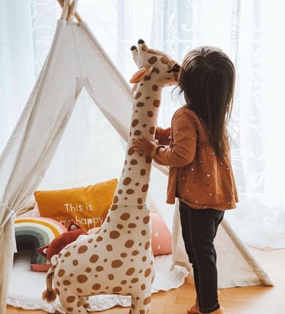 Oyuncak Peluş Zürafa, Uyku ve Oyun Arkadaşı-100 cm,hm403