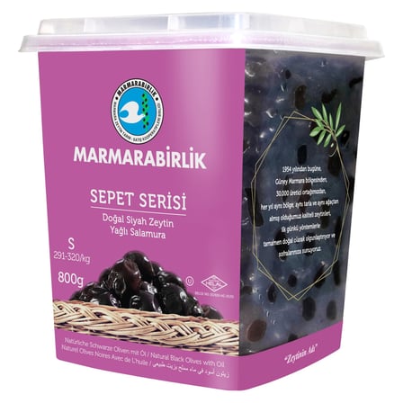 4 Adet Marmarabirlik Sepet Serisi Zeytin S (291-320) 800 G