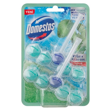 5 Adet Domestos Klozet Bloğu Yağmur Ferahlığı