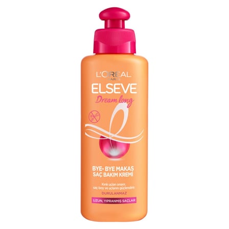 5 Adet L'Oréal Paris Elseve Dream Long Bye-Bye Makas Saç Bakım Kremi 200 ml