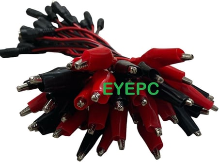 5 adet Akü Bağlantı Kablosu Maşalı Kablo 12 Volt-6 Volt Akü Şarj Kablosu Akü Şarj Etmek için