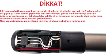 Speedpro Dikey Süpürge Boru Tamir Seti Philips Şarjlı Süpürge ile Uyumlu