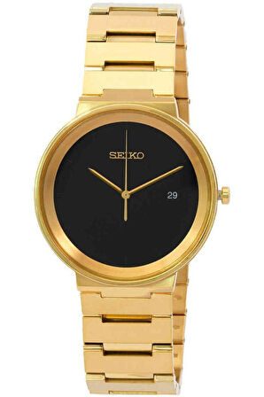 Seiko SUR488P Kronograf Kristal Camlı Çelik Kordon Çelik Kasa 3 ATM Suya Dayanıklı  Altın Renk Erkek Kol Saati