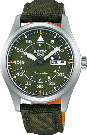 Seiko SRPH29 Time Saat Garantili Kumaş Kordon Otomatik Mekanizma Yeşil Renk Erkek Kol Saati